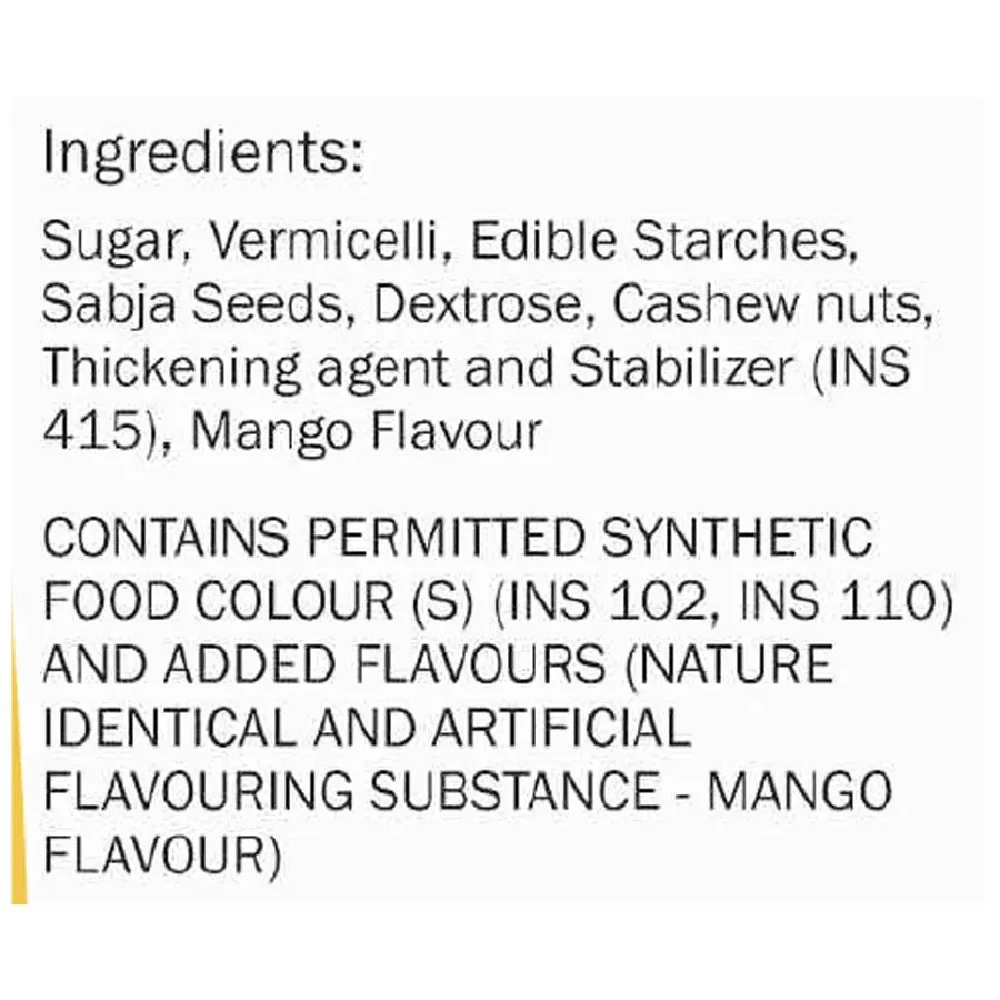 BAKERS Falooda Mix - Mango Flavour, 200 g Box-3.webp